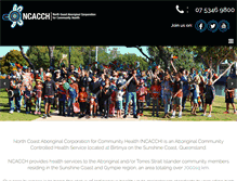 Tablet Screenshot of ncacch.org.au
